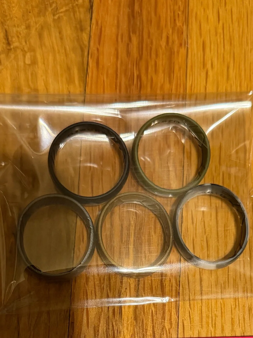 Silicone Ring Bands - Black, Gray, Camo, Olive, Bronze
